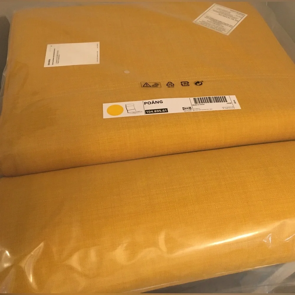 NWT IKEA POÄNG Chair Cushion – Skiftebo Yellow | Brand New